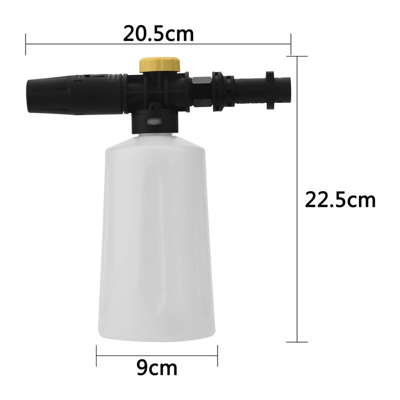 FUNTECK Foam Cannon for Karcher K Series, Adjustable Snow Cannon Foam Lance kit, Compatible with Karcherâ€™s K2/K3/K4/K5/K6/K7 Pressure Washer - Image 5